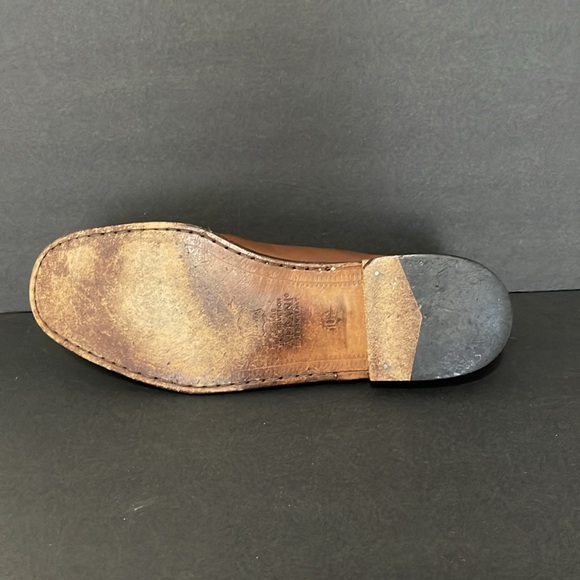 ALFANI LEATHER BASKET WEAVE LOAFERS SIZE 10.5 - Picture 15 of 16